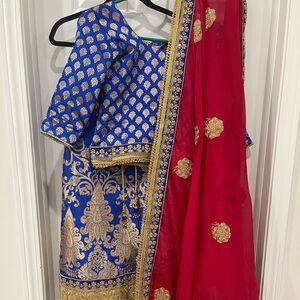 Blue Lehenga